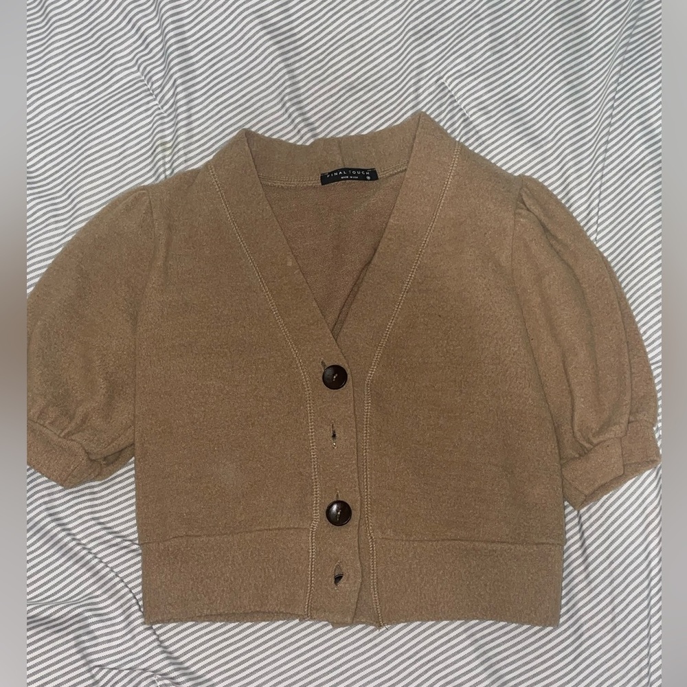 Cropped cardigan